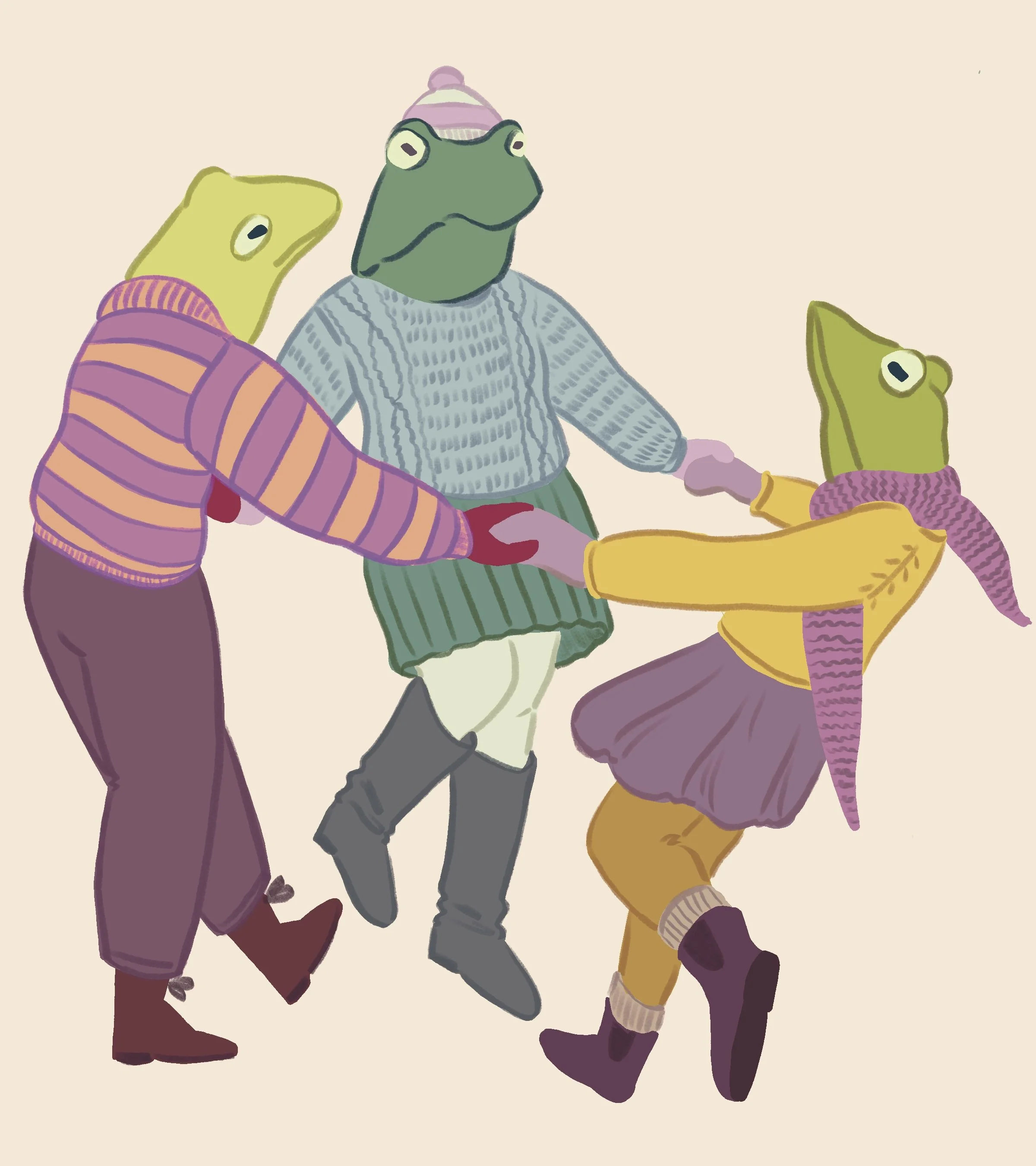 Knitting Frogs