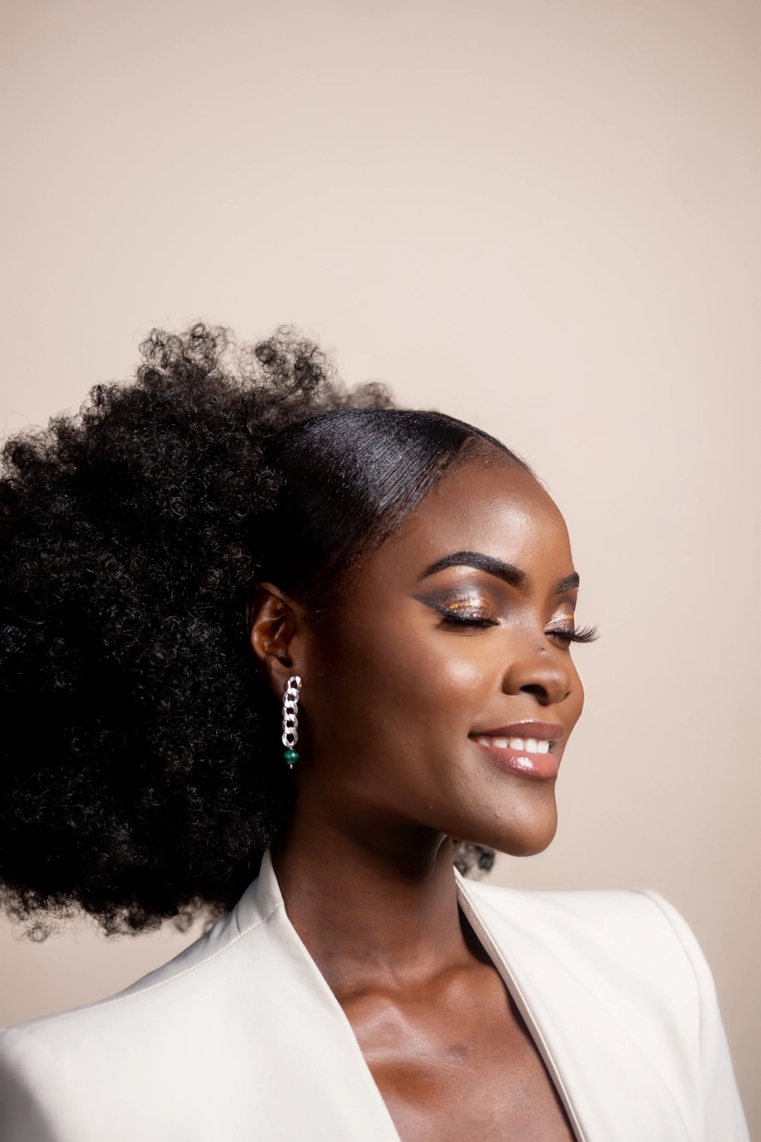 Kapi Malachite Link Drop Earrings — ADOLOPHINE