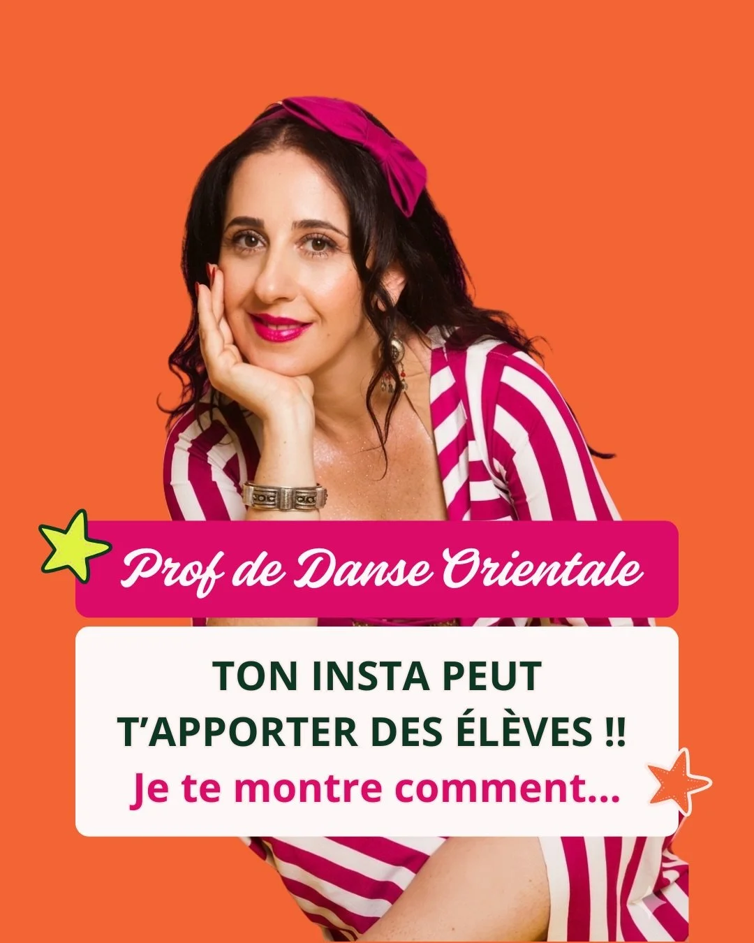 💃 Tu es prof de danse orientale et Instagram ne t&rsquo;apporte pas encore les &eacute;l&egrave;ves que tu m&eacute;rites ? 
Tu postes, tu t&rsquo;investis&hellip; mais quelque chose ne d&eacute;colle pas.
Je suis l&agrave; pour &ccedil;a 🤍

J&rsqu