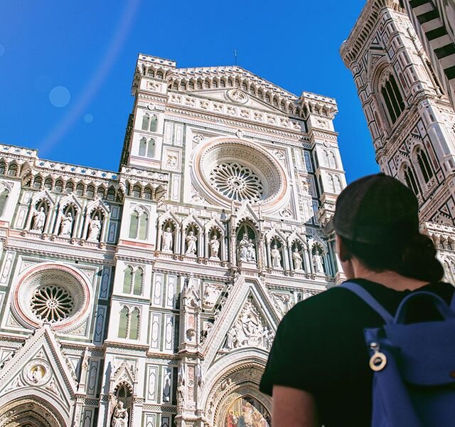 Florence Cathedral ⛪️⁣
⁣
The Florence Cathedral, better known to locals as the Cathedral of Santa Maria del Fiore, is one of the most awe inspiring we&rsquo;ve ever seen 🤯😳⁣
⁣
Completed in 1436, this Cathedral holds centuries of history. Standing a