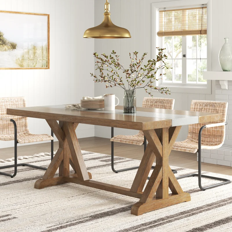 Ranked Farmhouse Dining Tables In 2022, Farmhouse Style Dining Room Table With Bench