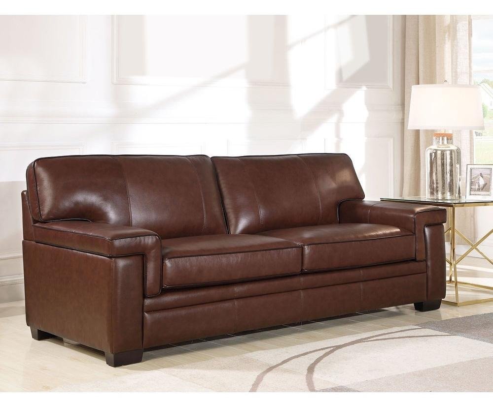 Top 15 Ranked Brown Leather Couches In