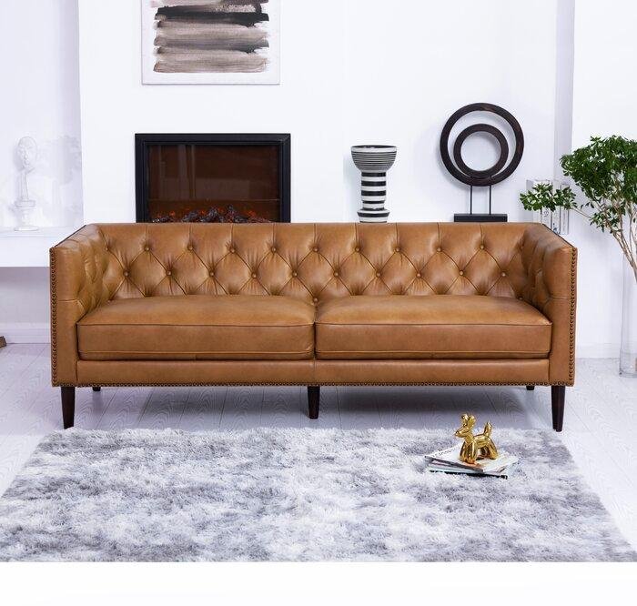 Top 15 Ranked Brown Leather Couches In