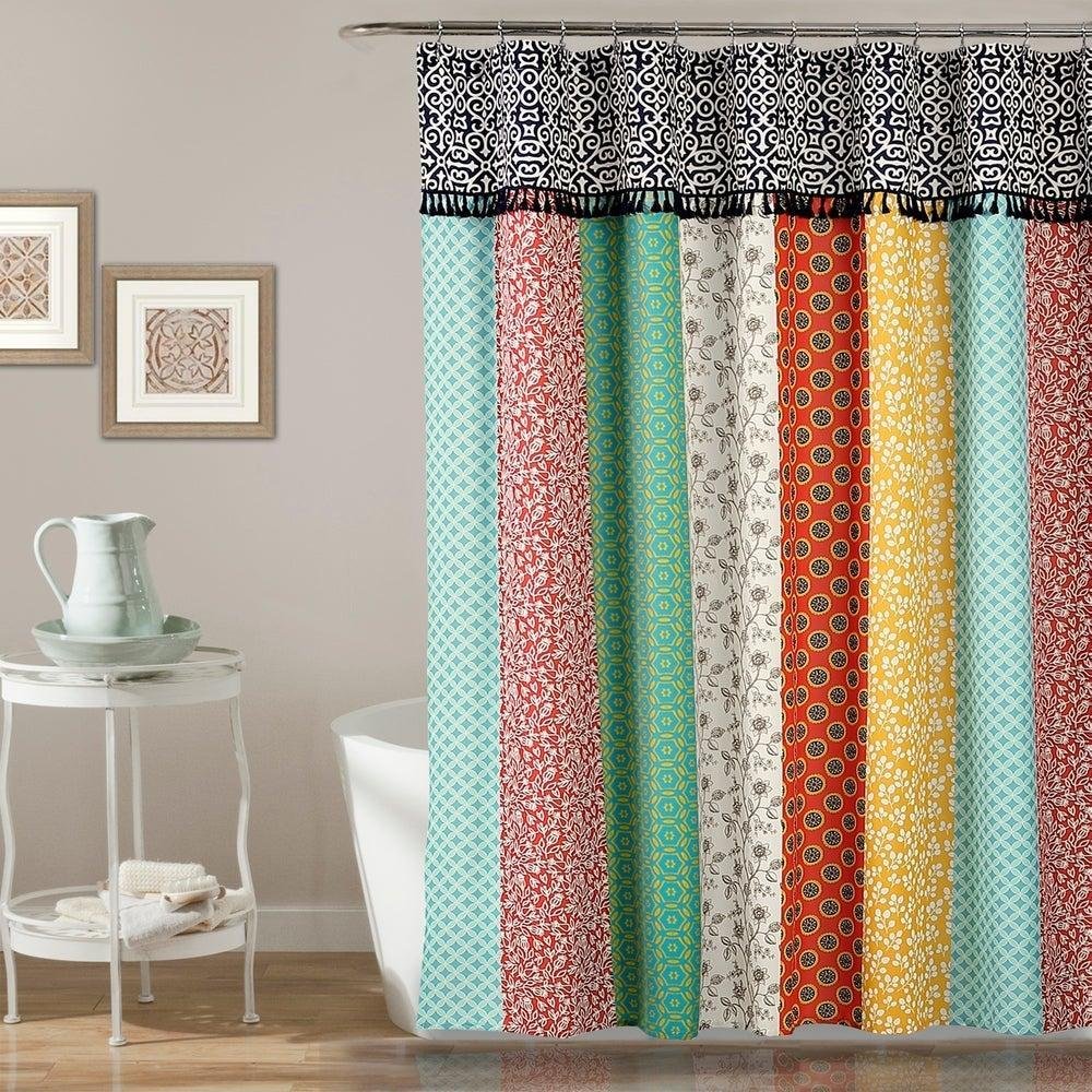 Details about   Boho Skeleton Flower Butterfly Shower Curtain Sets Good Vibes For Bathroom Decor 
