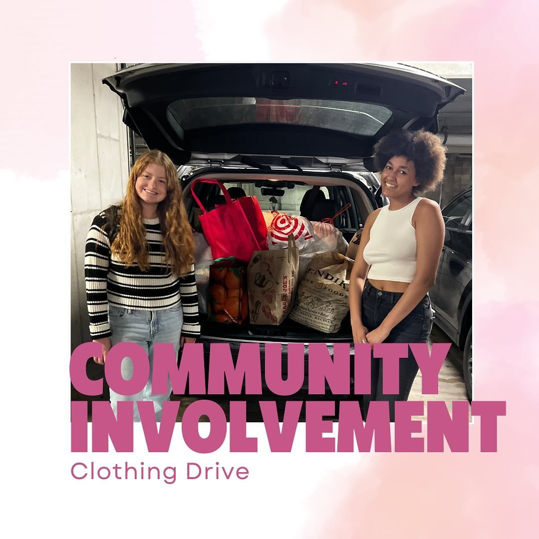 Last week, we held our last community involvement event, our clothing drive for the Salvation Army! We were able to donate so many items thanks to donations from our members! 👚👖
.
.
.
Don&rsquo;t forget elections are tonight from 7-8pm in Grainger 