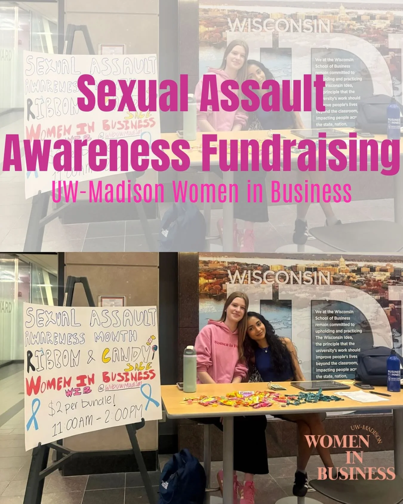 April is the month of Sexual Assault Awareness Month. Our organization recognizes the importance of using our platform to speak up about this important cause! Thank you to all who donated!🩷