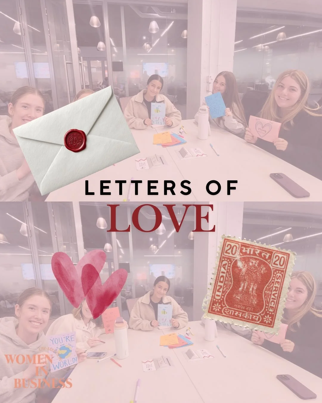 Last week our WIB girls spread some love by writing kind letters to kids who are currently in the hospital! We loved having the opportunity to spread some WIBLove #bekind 💌💕