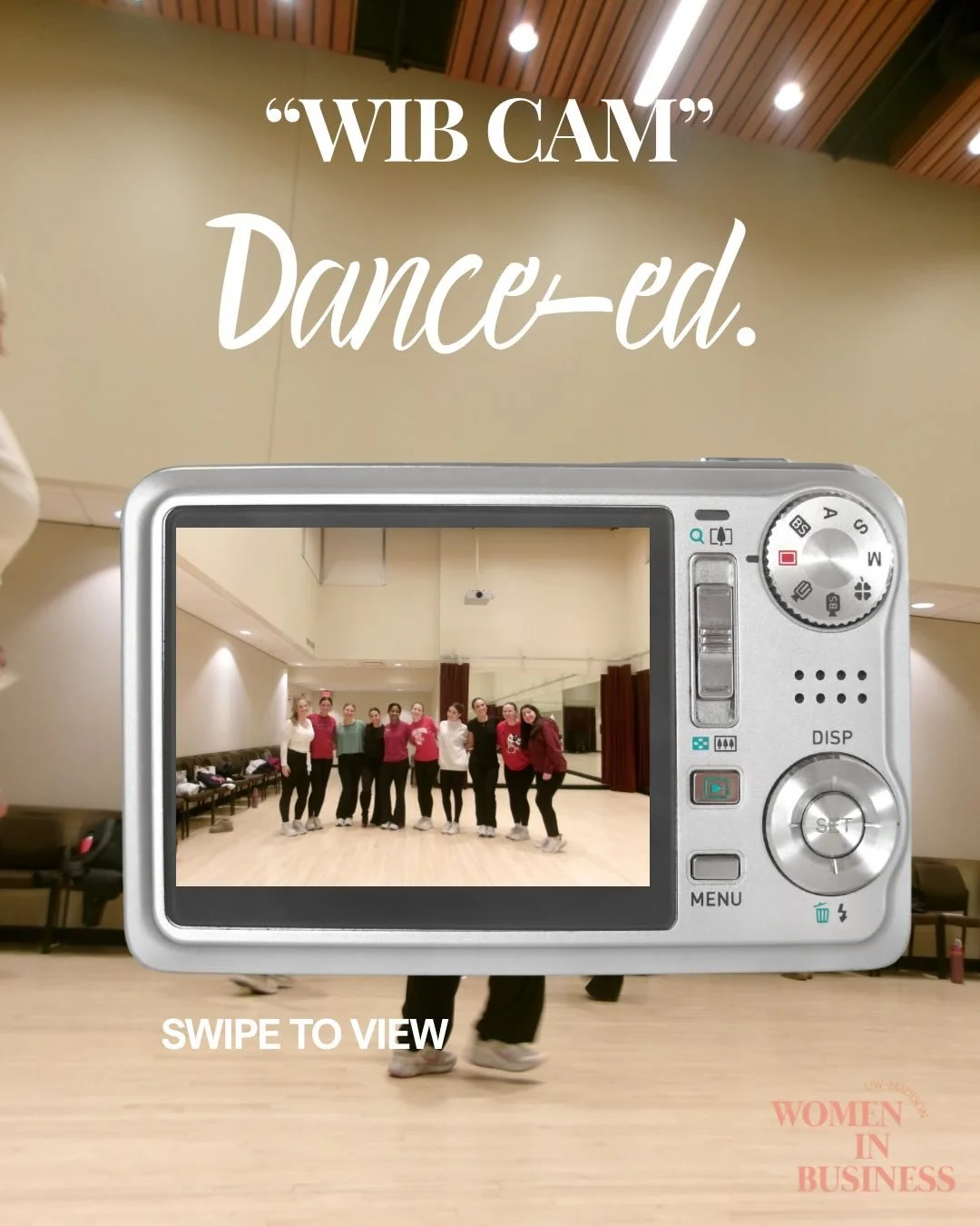 Check out our dance social through the eyes of our &ldquo;WIB Cam.&rdquo; We are so loved getting to learn new dance skills from @lilywright___ !📸✨
