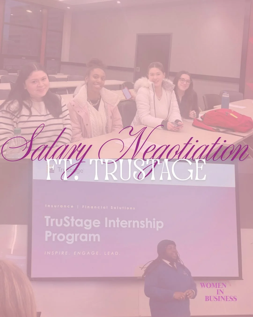 We had a wonderful time with TruStage learning and developing skills for negotiations! From learning about the different employee benefits employers offer to practicing our skills with our peers, we loved growing as business leaders.