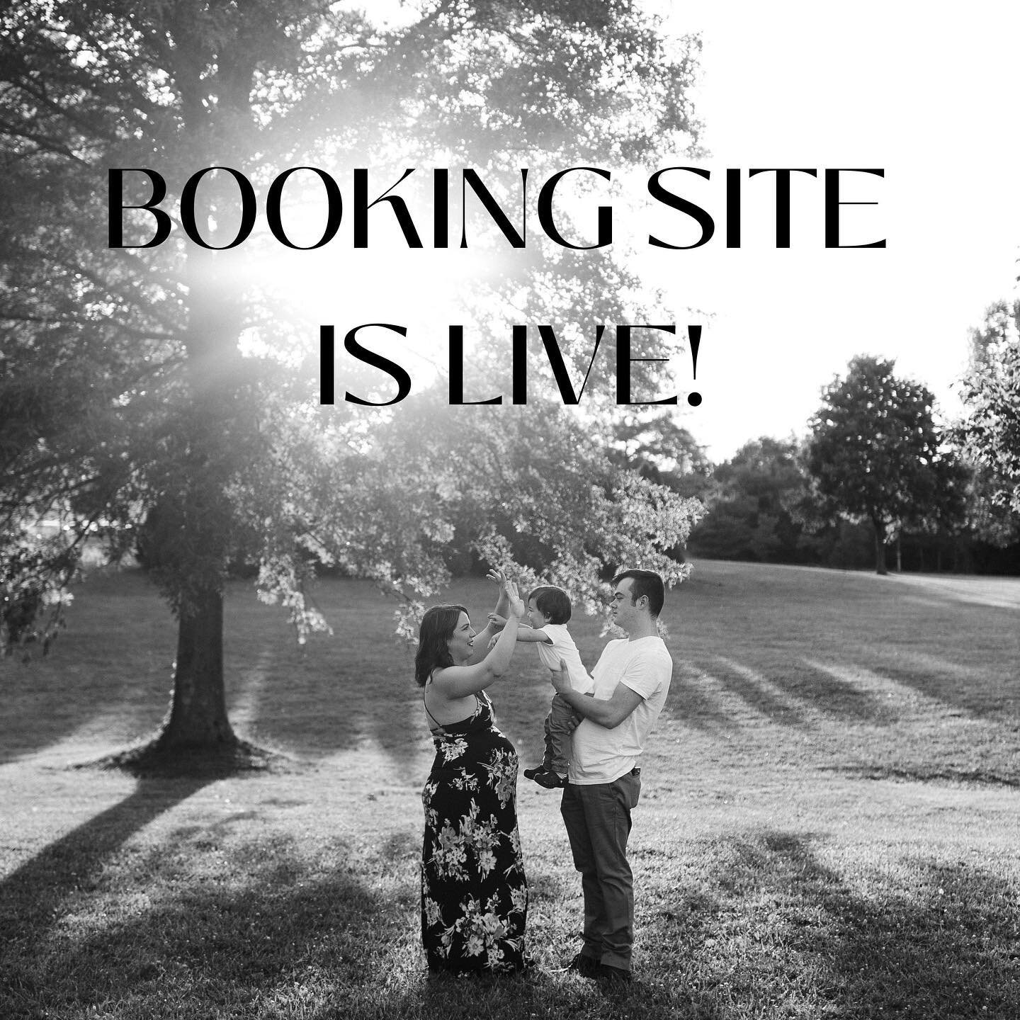 I am so THRILLED to announce that my booking site is LIVE. This means that you can book with me directly - no back and forth with emails and scheduling! Just find a time that works with you and go ahead and book. 🎉 Link is in my bio! I am so excited