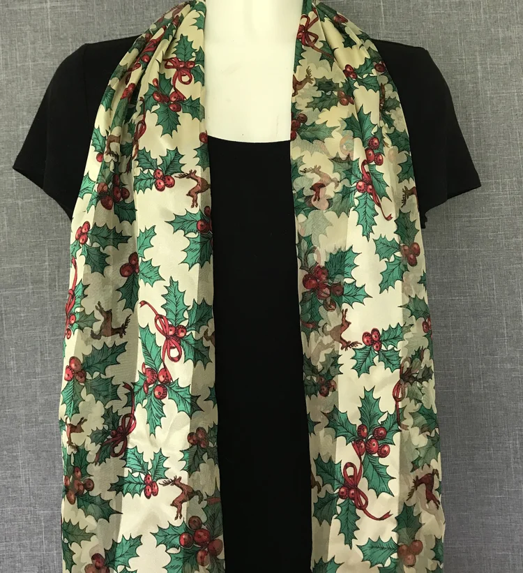 christmas dress scarf BESPORTBLE Christmas Scarf Knitted Snowflake Reindeer Elk Fringe Ugly  Sweater Scarf Holiday Winter Warm Christmas Costume for Women Girls at  Amazon Women's Clothing store