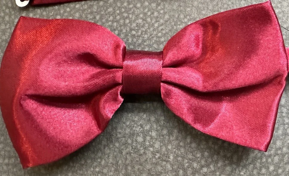 Mens' Bowtie Dark Red