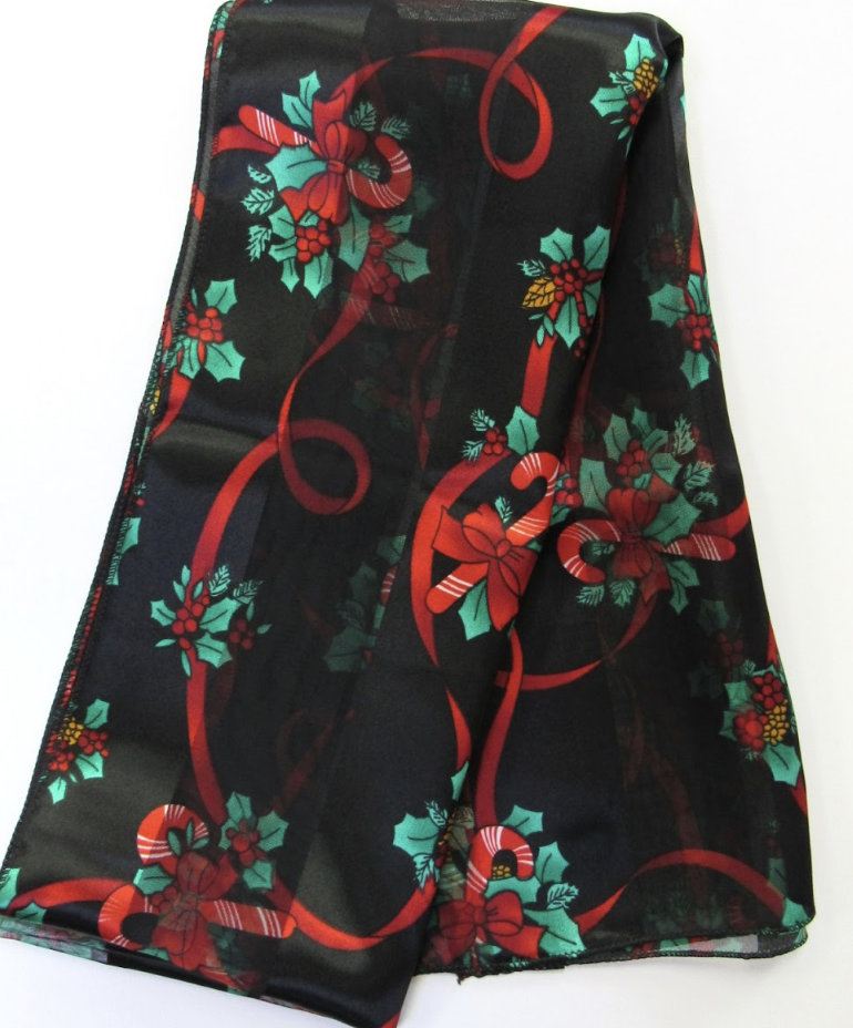 Candy Cane Ribbon Scarf on Black.png