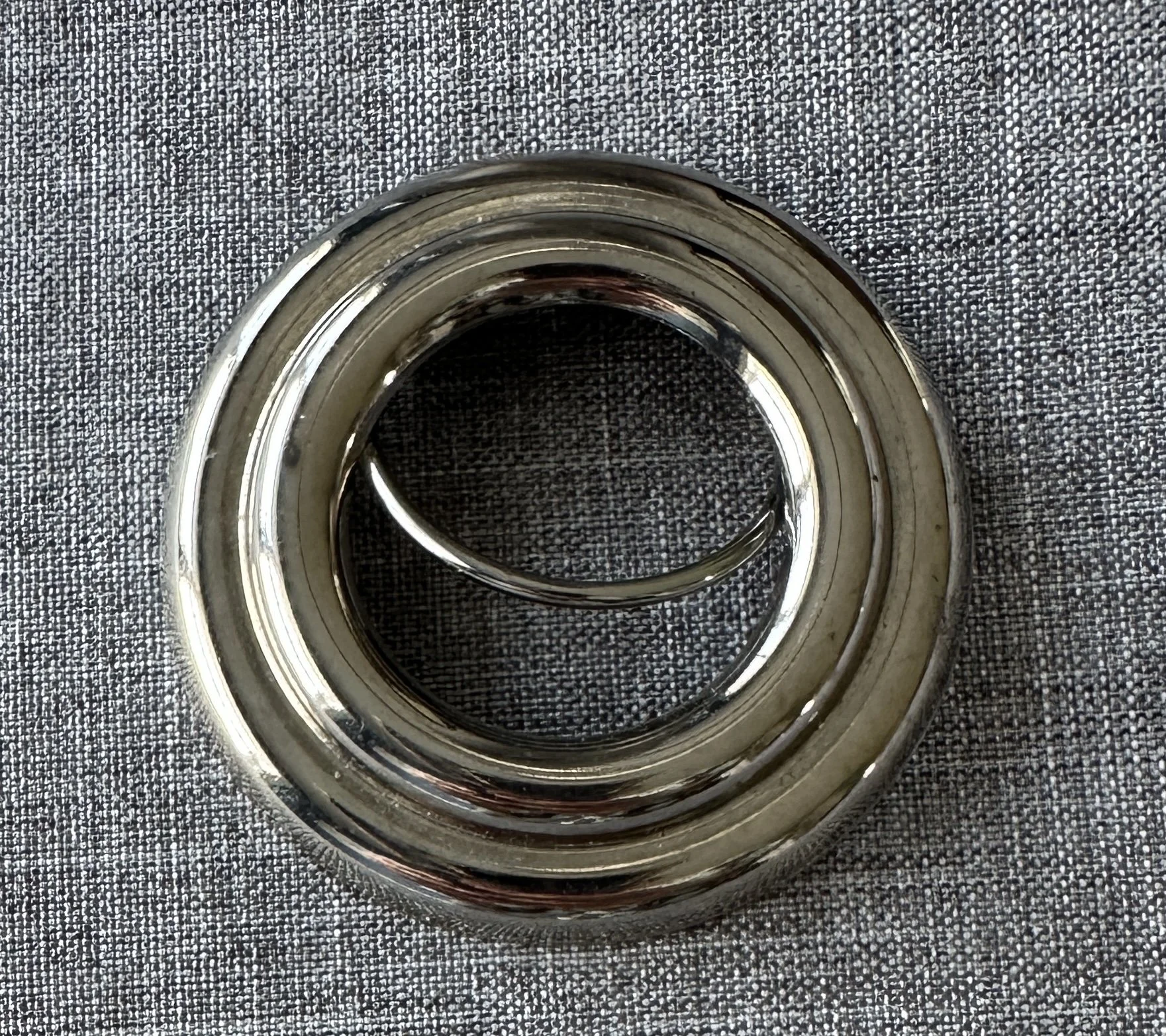 Vintage Jeri-Lou Silver Circle Double