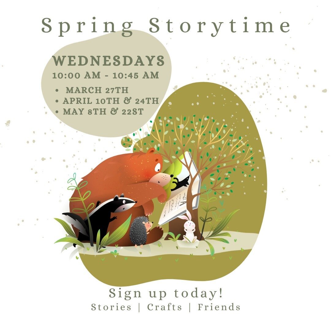 We'll read a book or two, put together a craft, enjoy a snack and play with our friends. Let us know if you plan on joining us for story time!
Call 269-467-6289 or go to
https://www.facebook.com/events?source=46&amp;action_history=null

#storytime #l