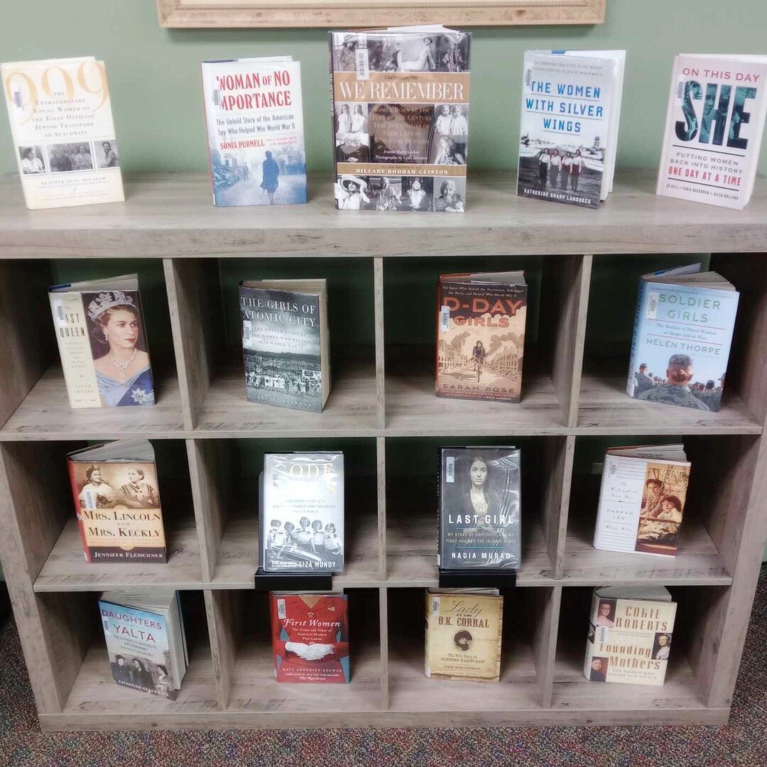 &ldquo;She believed she could, so she did.&rdquo;
― R.S. Grey, Scoring Wilder

#womenshistorymonth #womenshistory #library #libraries #books #book #nonfiction #shelfie #bookdisplay #librarybooks #read #reading #michiganlibraries #michiganlibrary #quo