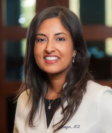 Dr. Geetu Deogun, pediatric-trained allergist who engages with 15-20 patients a day