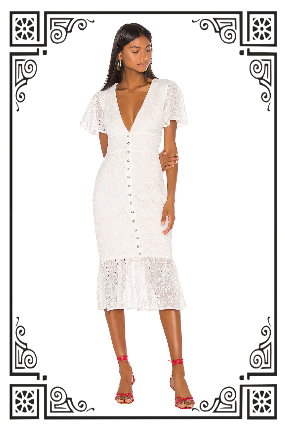 Song of Style Mylan Midi Dress ($278)