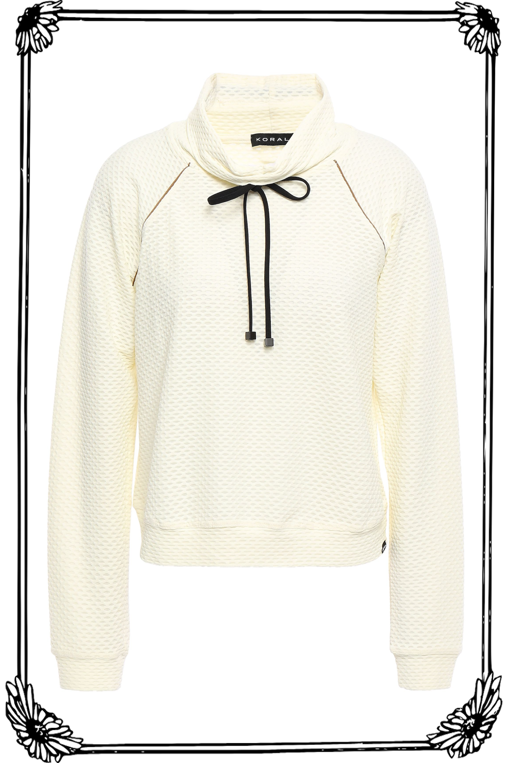   KORAL Pump Netz Stretch-Mesh Sweatshirt  ($74, on sale from $146) 