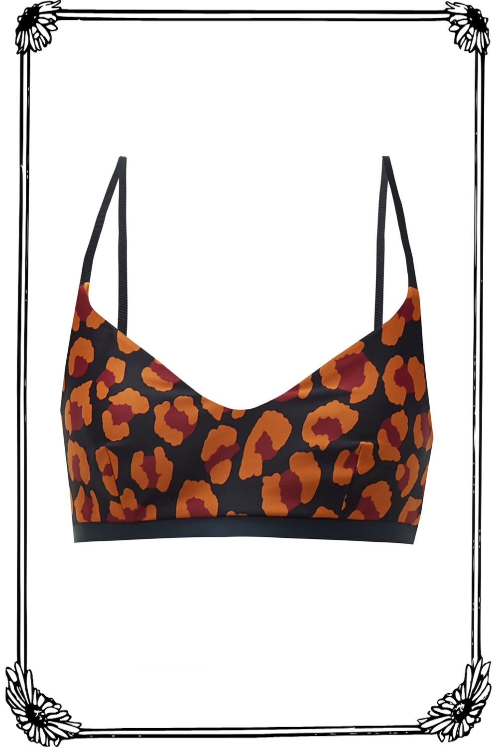   The Upside Raspberry Leopard Low-Impact Sports Bra  ($32, on sale from $64) 