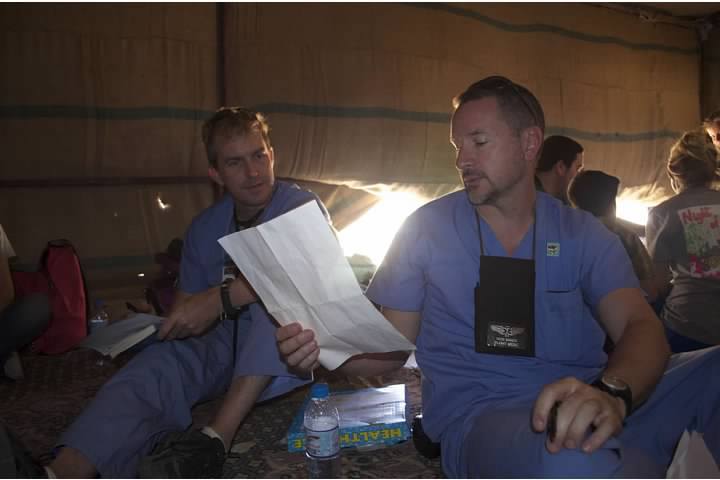 Dr. Adam Beckett (L) and Rick Baker of GFR