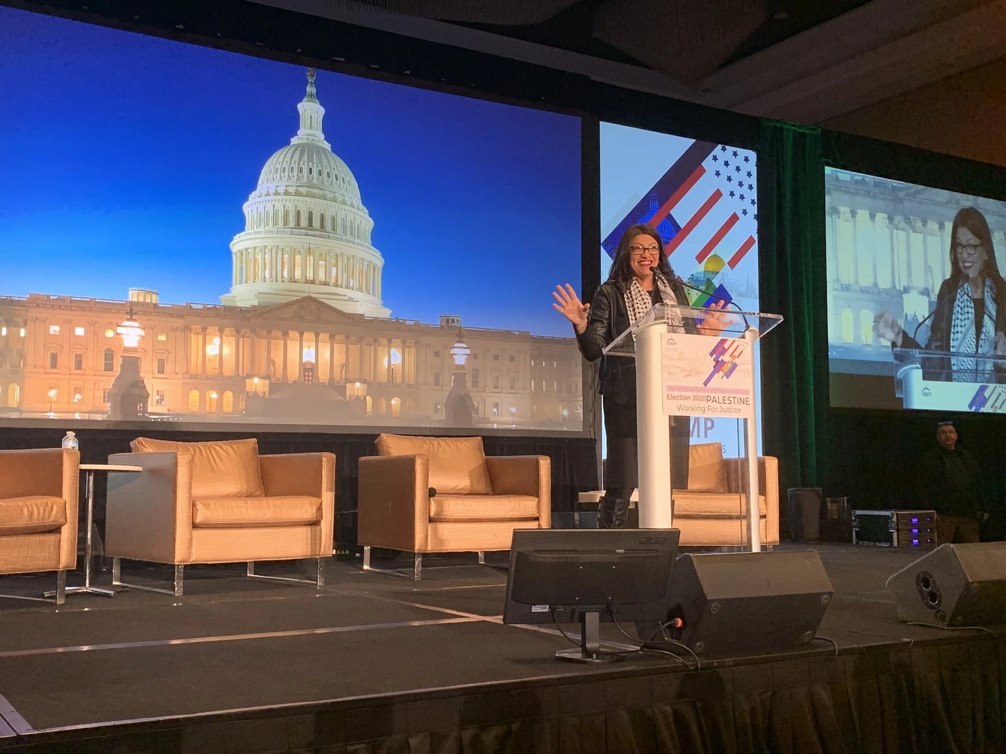 American Muslims for Palestine annual convention features Rashida Tlaib, Marc Lamont Hill