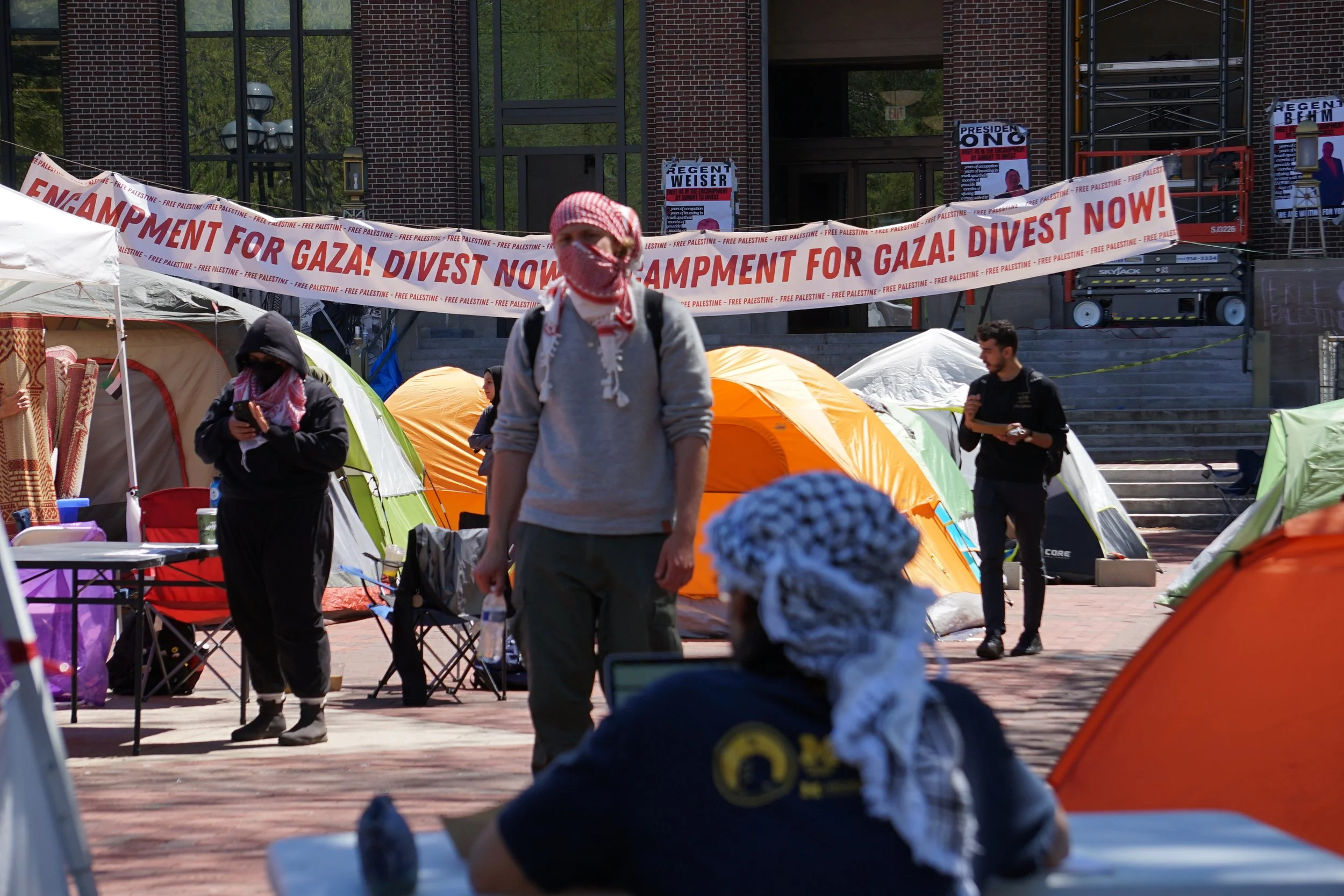 University of Michigan Encampment for Gaza Continues to Grow
