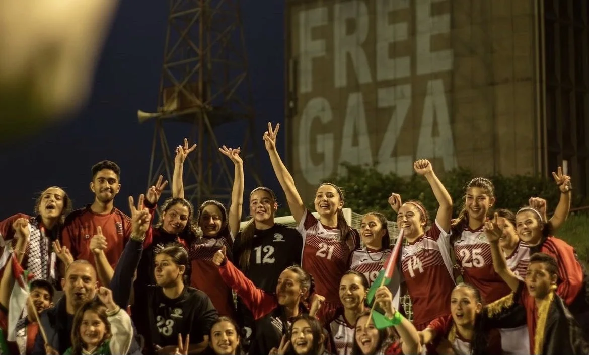 Palestine's women's soccer team plays historic match in Dublin