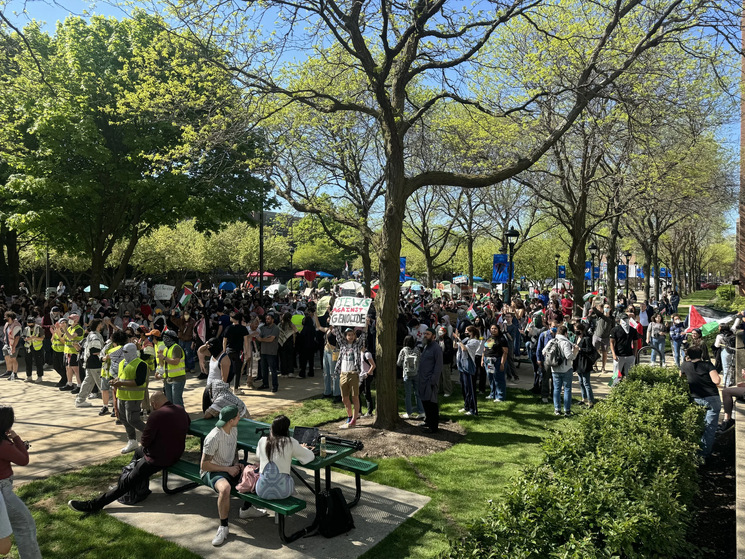 Alumni Stage Disruption at Donor Reception in Response to DePaul’s Refusal to Divest from Genocide