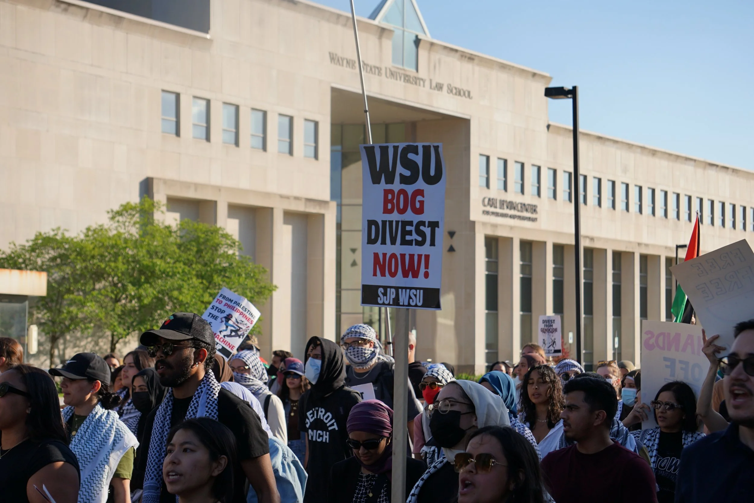 Wayne State students, alumni launch Gaza solidarity encampment 