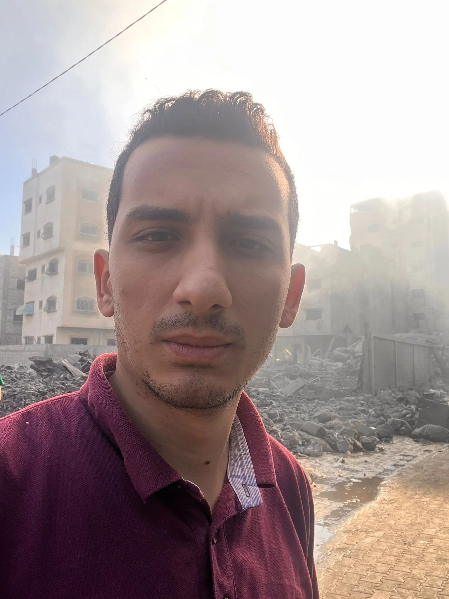 Mohammad Mhawish describes reporting from the north of Gaza