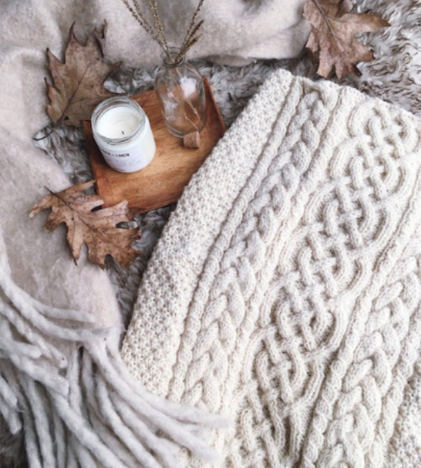 Cabled Heirloom Blanket Knitting Pattern