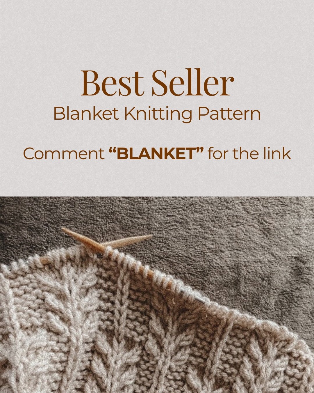 Looking for your next cozy cast on? ✨

The Brae Winds Blanket has become one of my most-loved patterns for a reason 💛

🌾 Beautiful textured stitches
🌾 Step-by-step photo tutorials included
🌾 Sizes from Security to King
🌾 A relaxing project that 