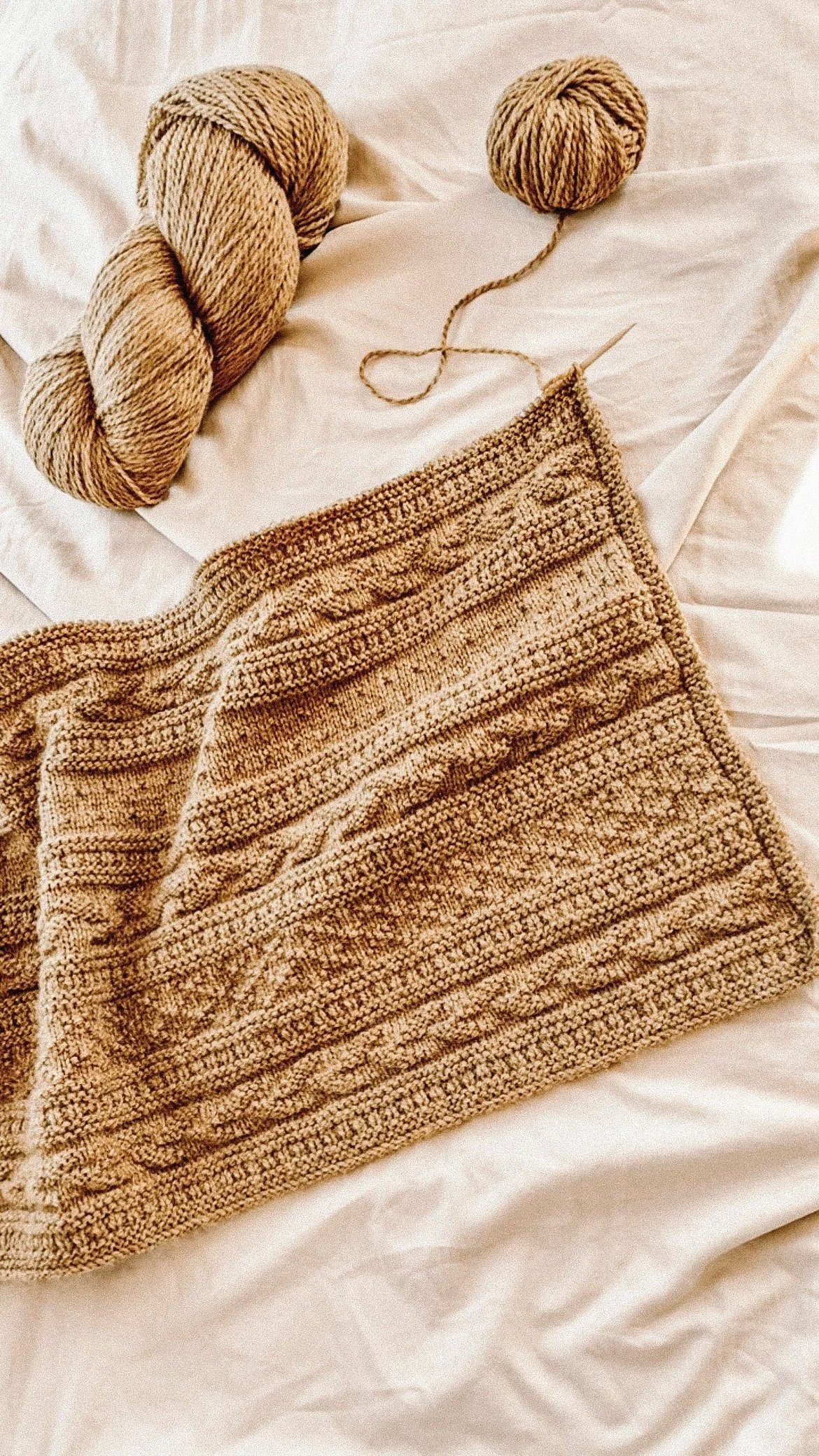 Along the Moor Blanket Knitting Pattern