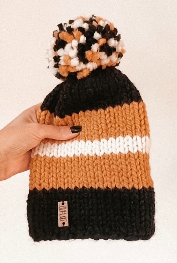 Team Spirit Hat Knitting Pattern