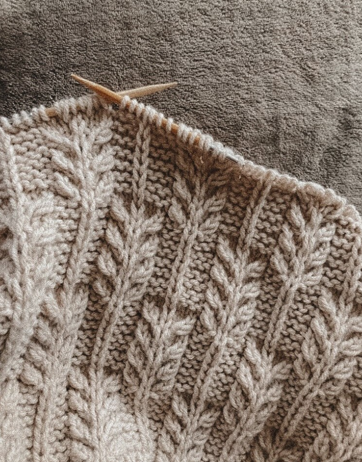 Brae Winds Blanket Knitting Pattern