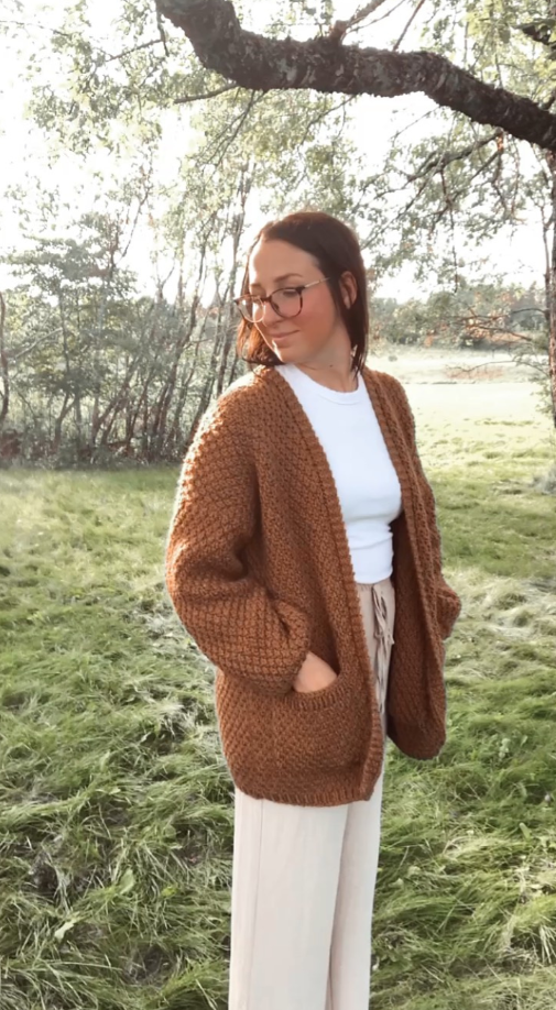 Book Nook Cardigan Knitting Pattern