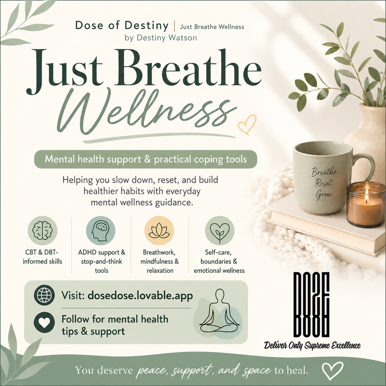 Wellness and mental health site