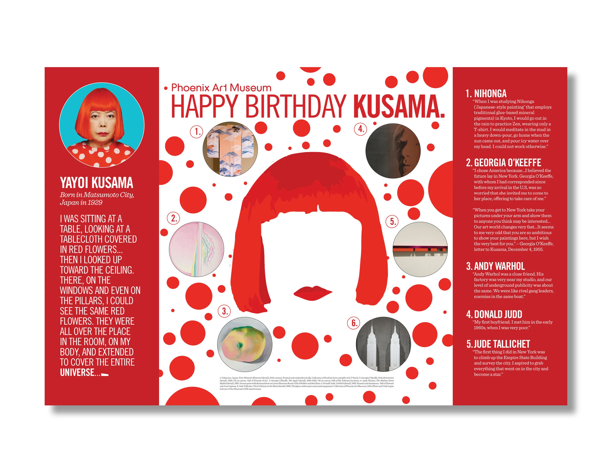 Yayoi Kusama Scavenger Hunt - Front