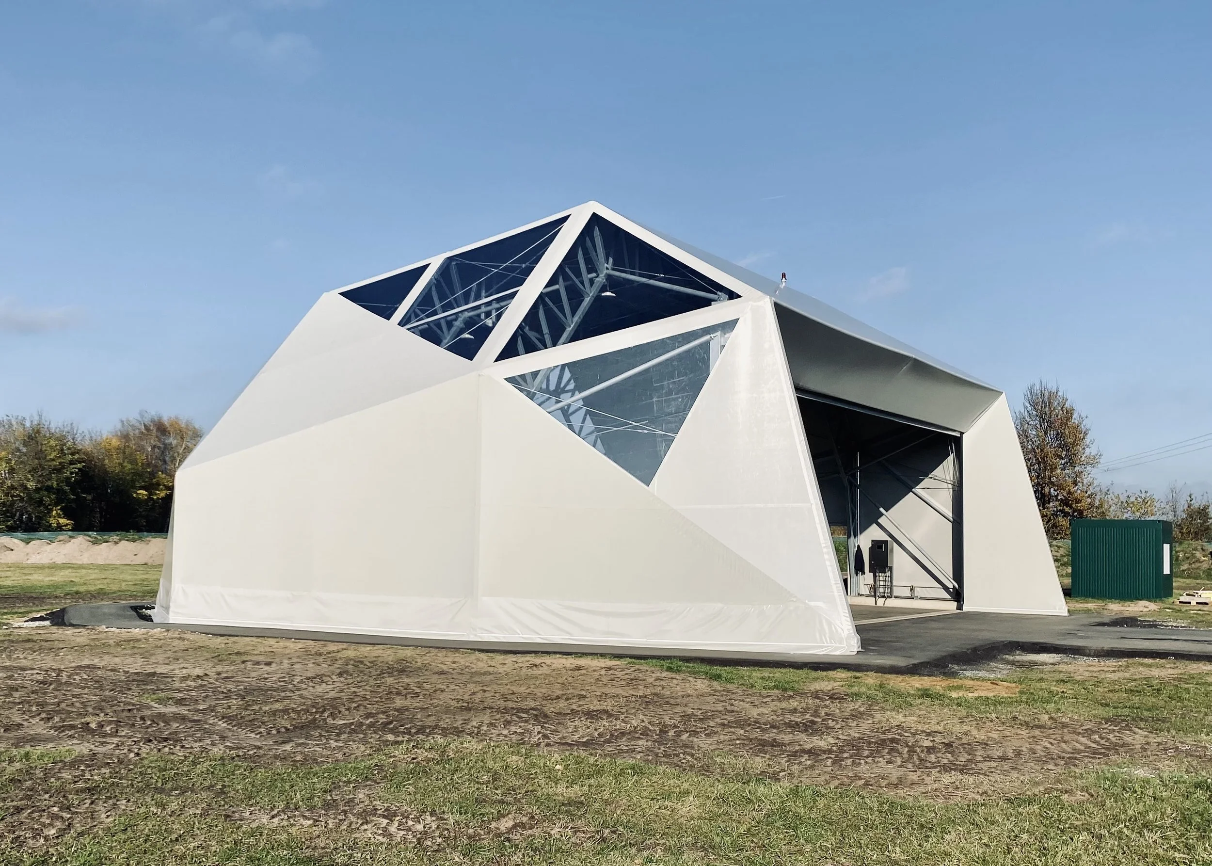 Fabspace Hangars at European Rotors Madrid 28-30 Nov 2023.