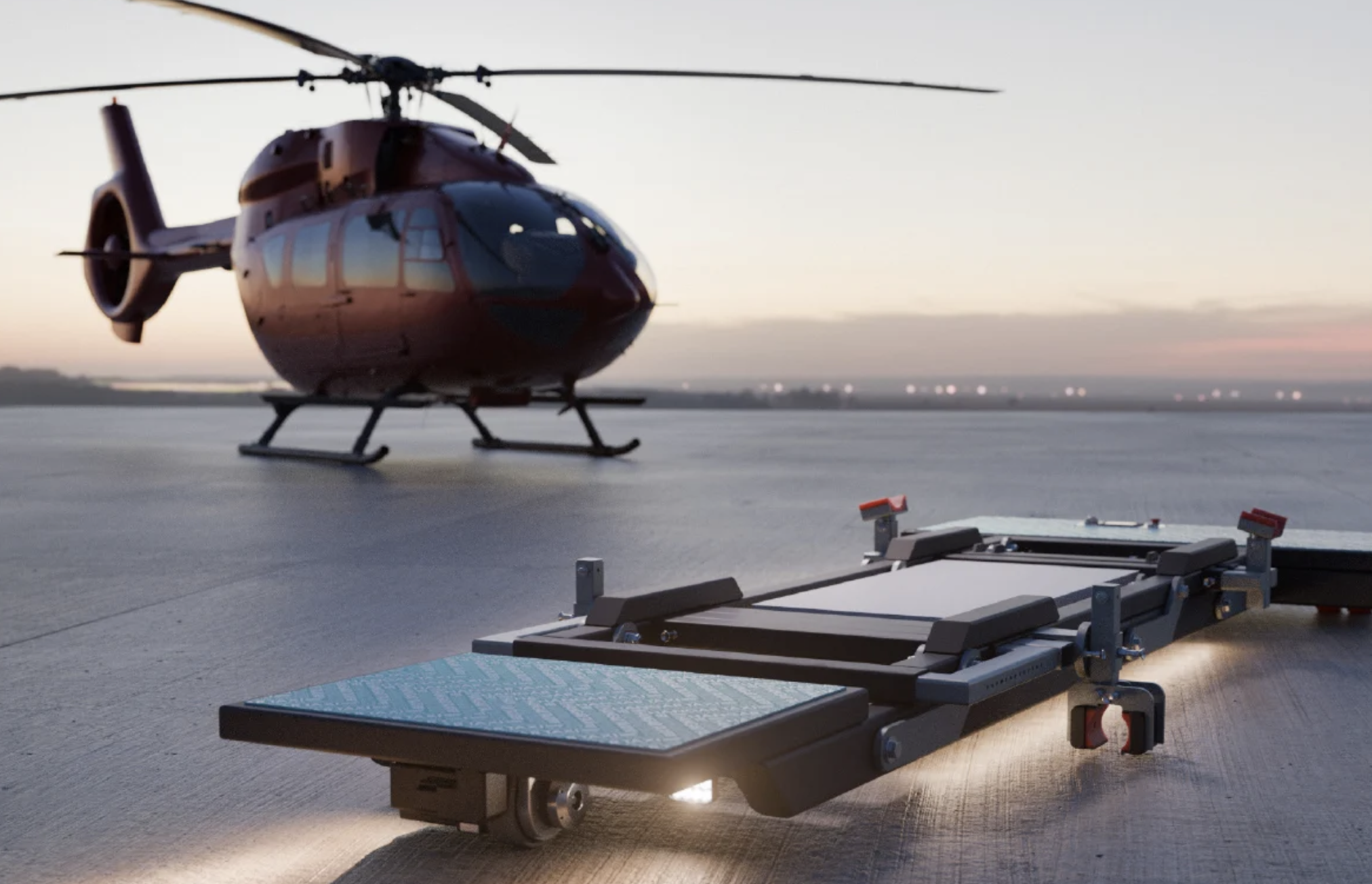 The new omnidirectional helicopter moving system from LICO