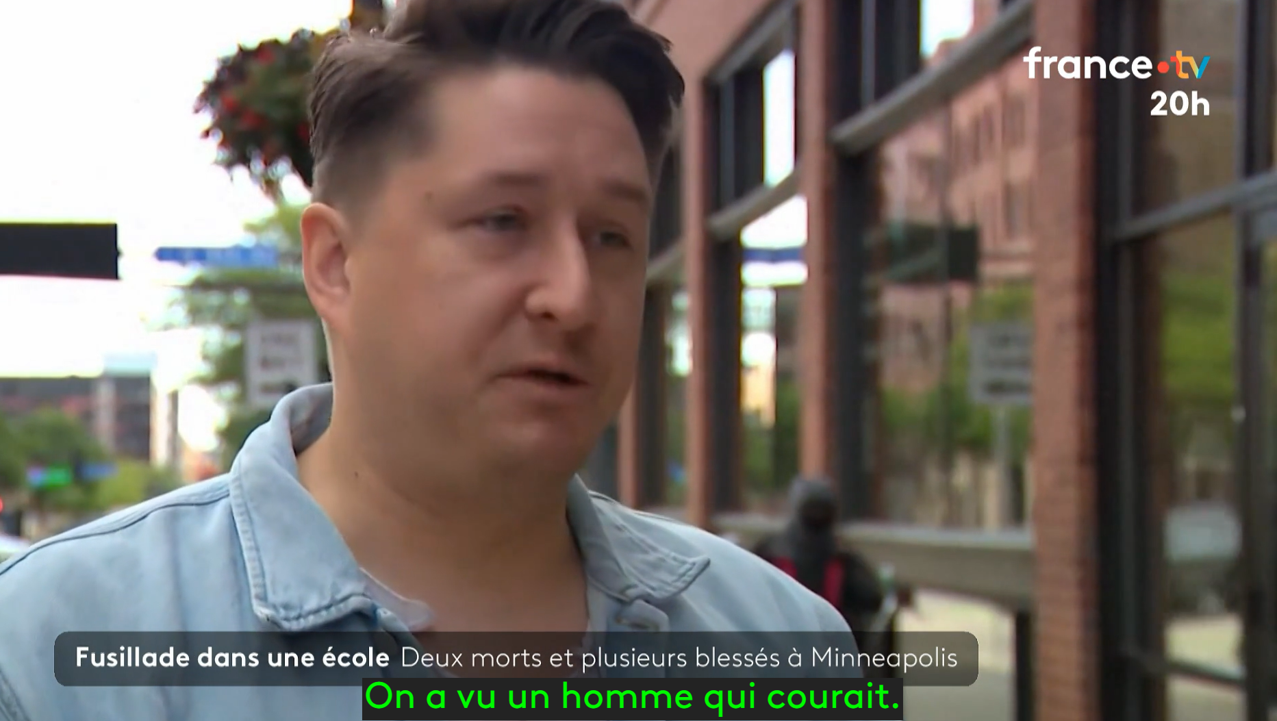 Le vert indique une traduction
