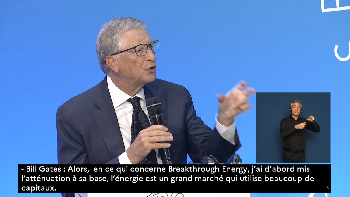 Les Rendez-vous de Bercy avec Bill Gates