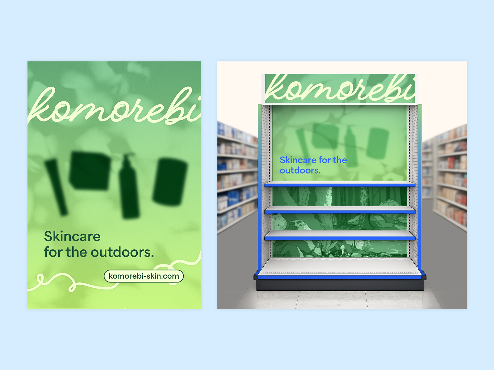 Retail signage and end cap