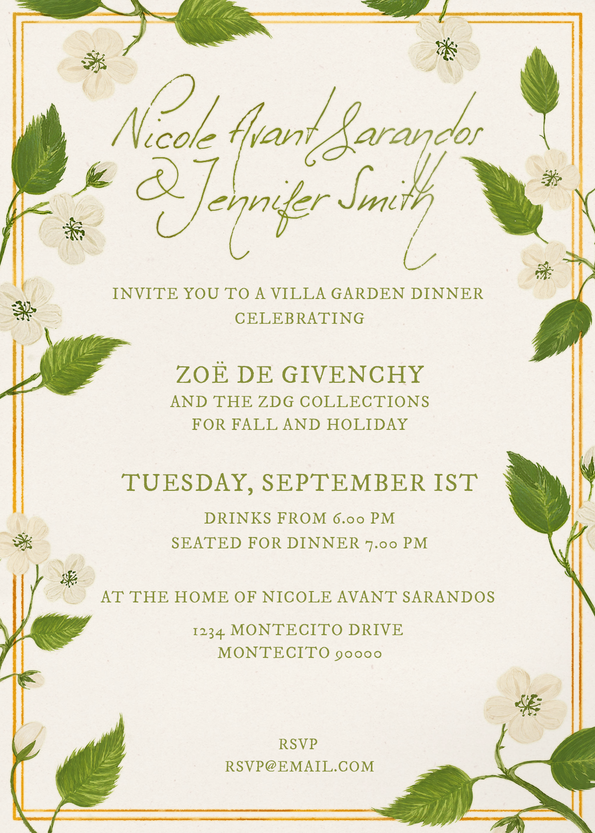 A/W Trunkshow Invitation