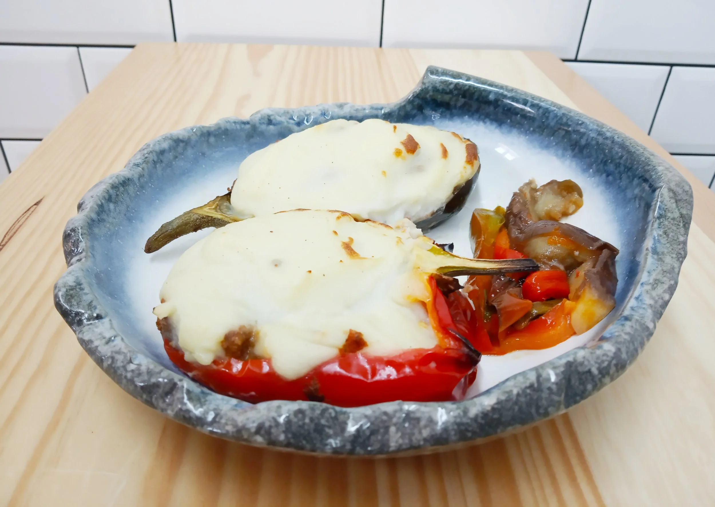 verduras rellenas de ternera