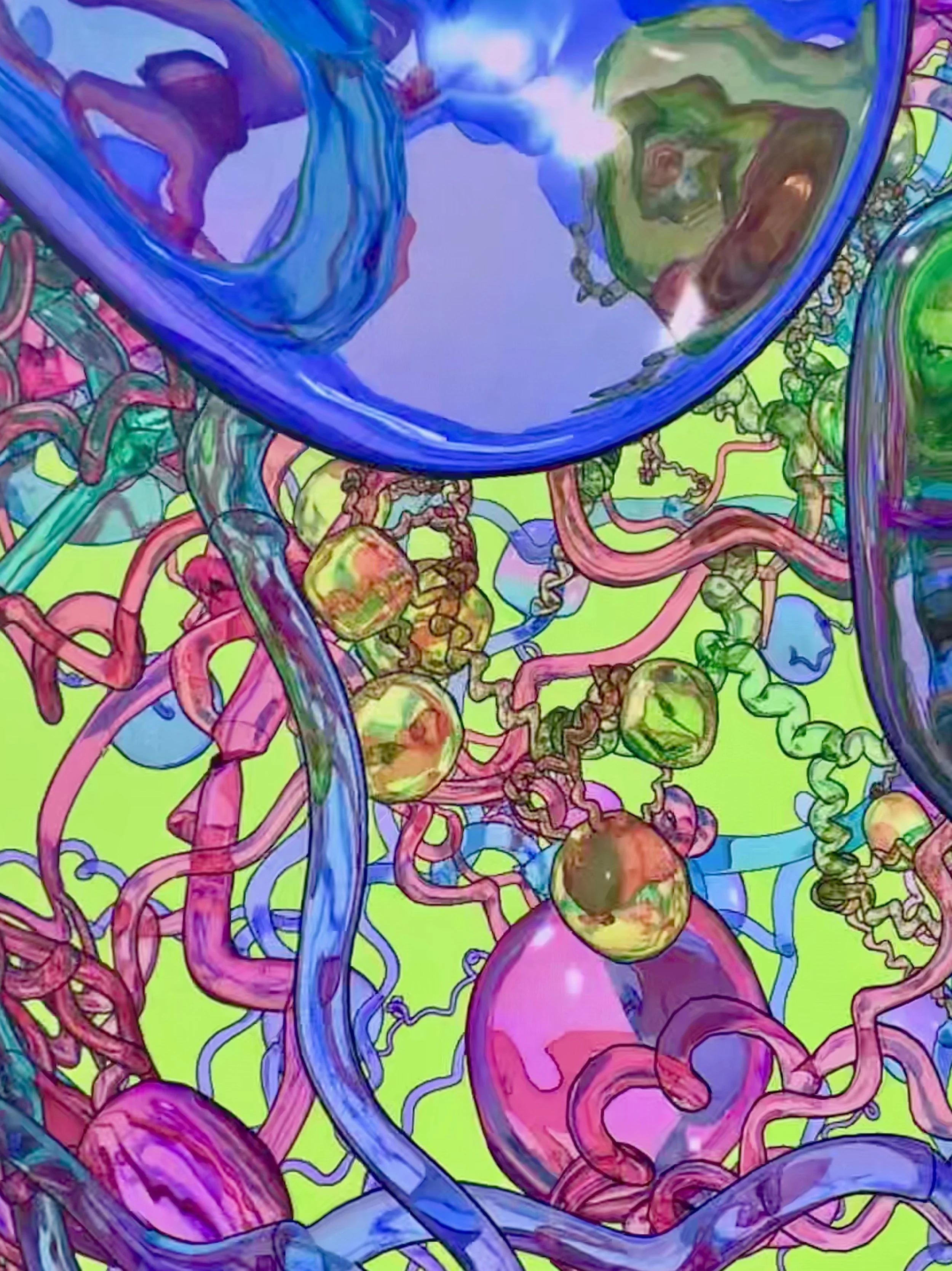 Exhibition “Still-Life” by Jennifer Steinkamp at Lehmann Maupin