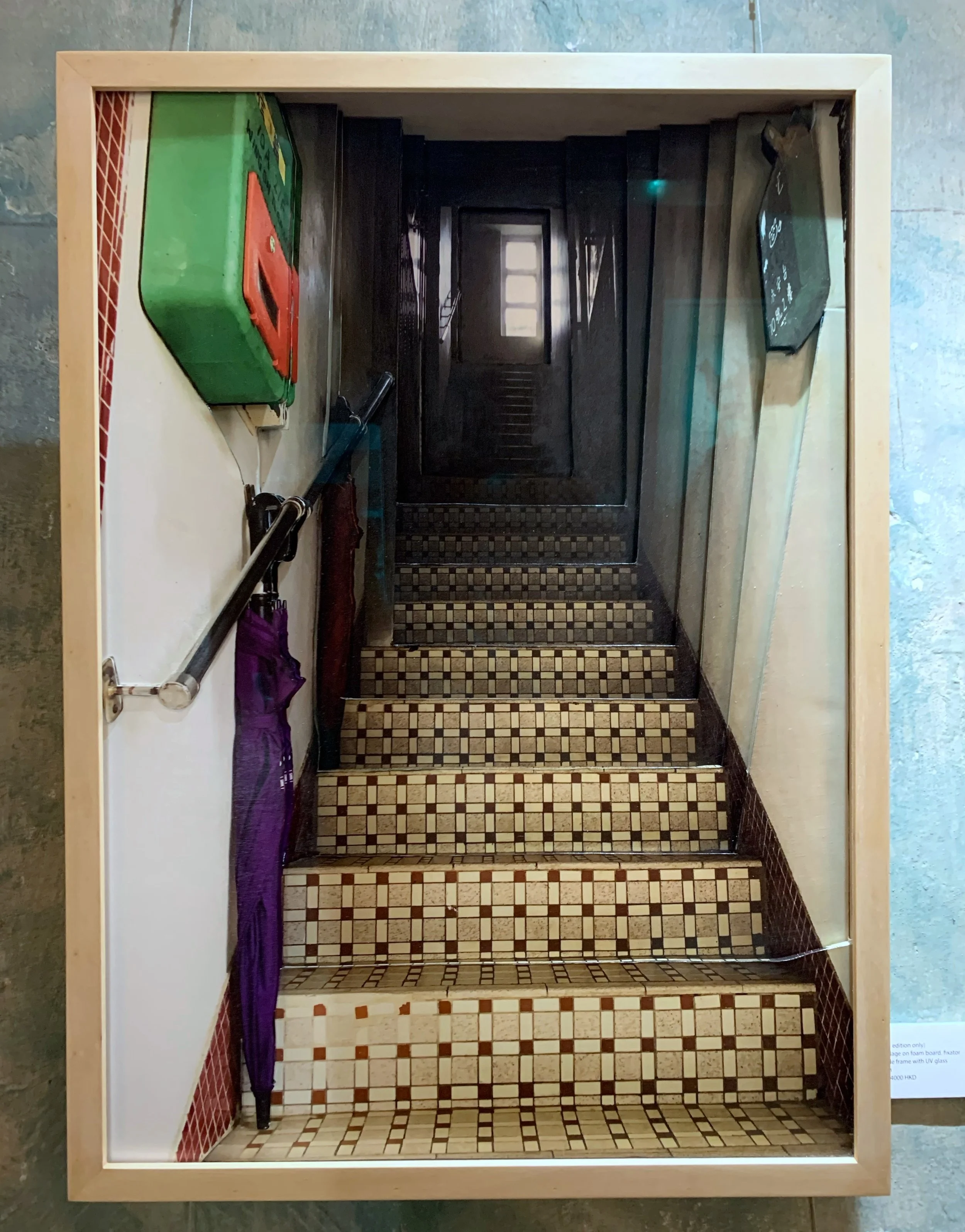 Exhibition “Stairs and Neon Signage” by Camille Levert at chez trente