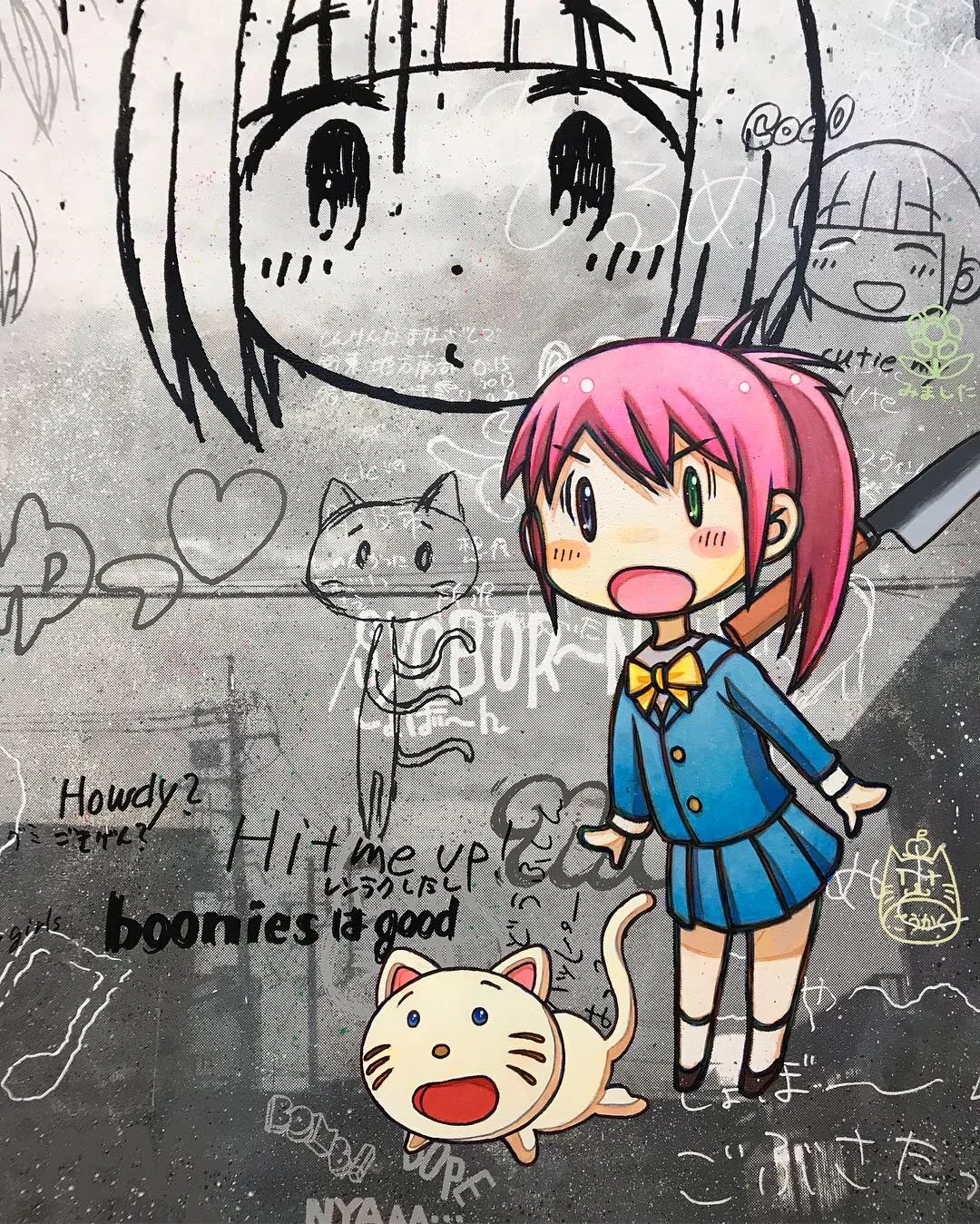 Exhibition “People quite often...” by Mr. at Perrotin gallery.