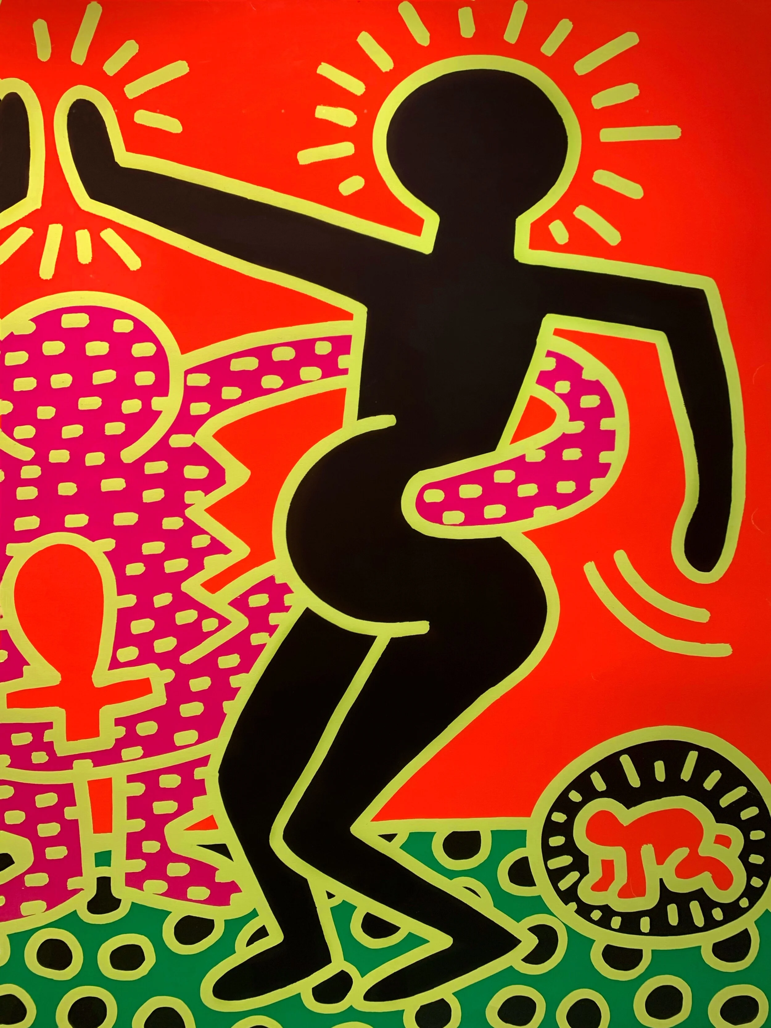 Showcase “Falling Up” by Keith Haring at Phillips/K11 Musea